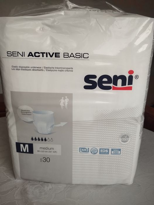 Seni Active Basic 90 szt. Pieluchomajtki.