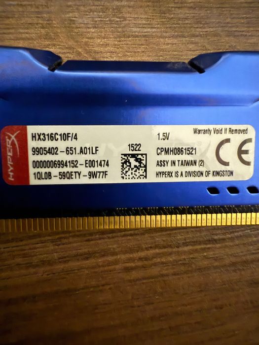 Pamięć RAM ddr3 hyperx fury 16gb (4x4gb)
