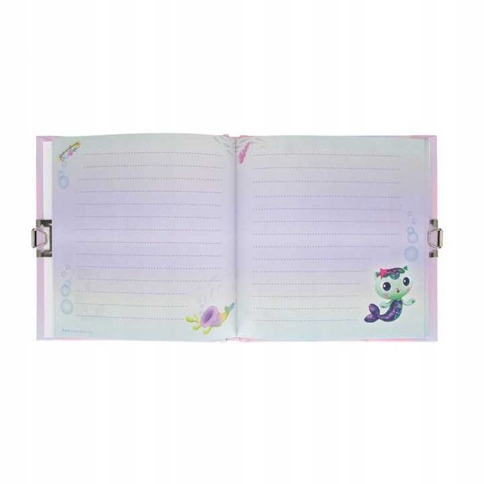 KOCI DOMEK gabi pamiętnik zamykany na kłódkę SYRENOKOTKA