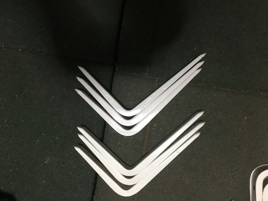 Suporte Metalico Branco Prateleira - Novo