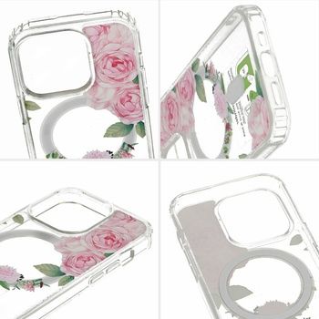 Tel Protect Flower Magsafe do Iphone 15 Plus wzór 1 + szkło Gratis