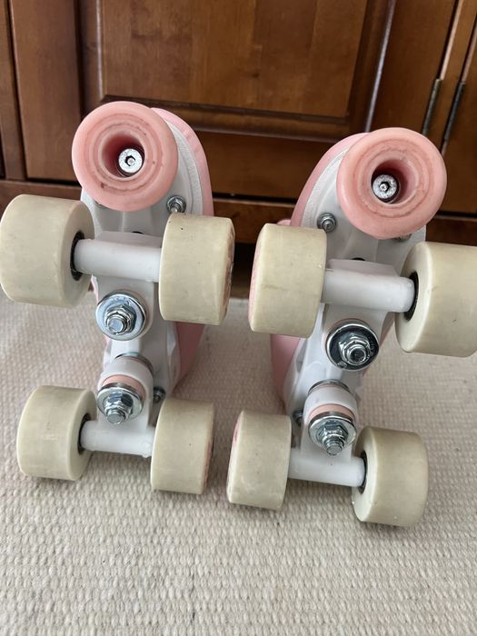 Wrotki oxelo 30 pink quad 100 mało używane