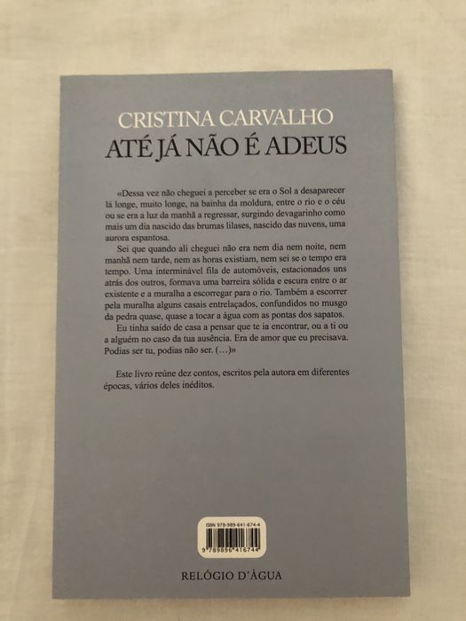 CRISTINA CARVALHO Até já não é adeus