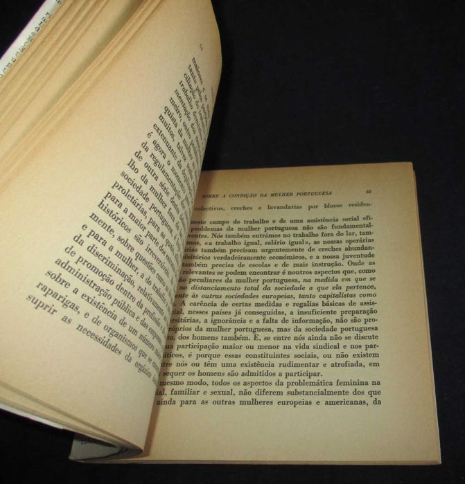 Livro A Condição da Mulher Portuguesa Estampa 1968