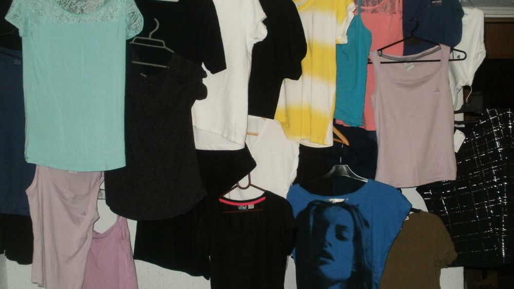 Koszulki, bluzeczki S/M/L Mexx, Quiosque, Adidas ..- giga zestaw ok 60