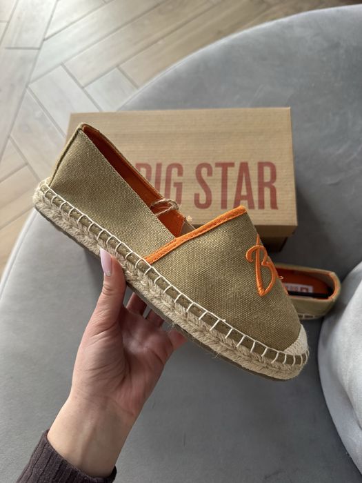 Big Star Oryginalne Mokasyny Damskie Letnie Espadryle 39