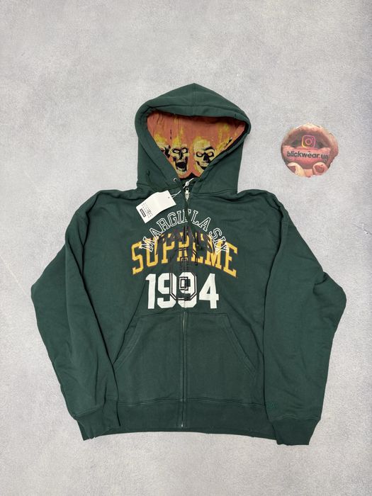 худи зип худи Supreme maison margiela M L green