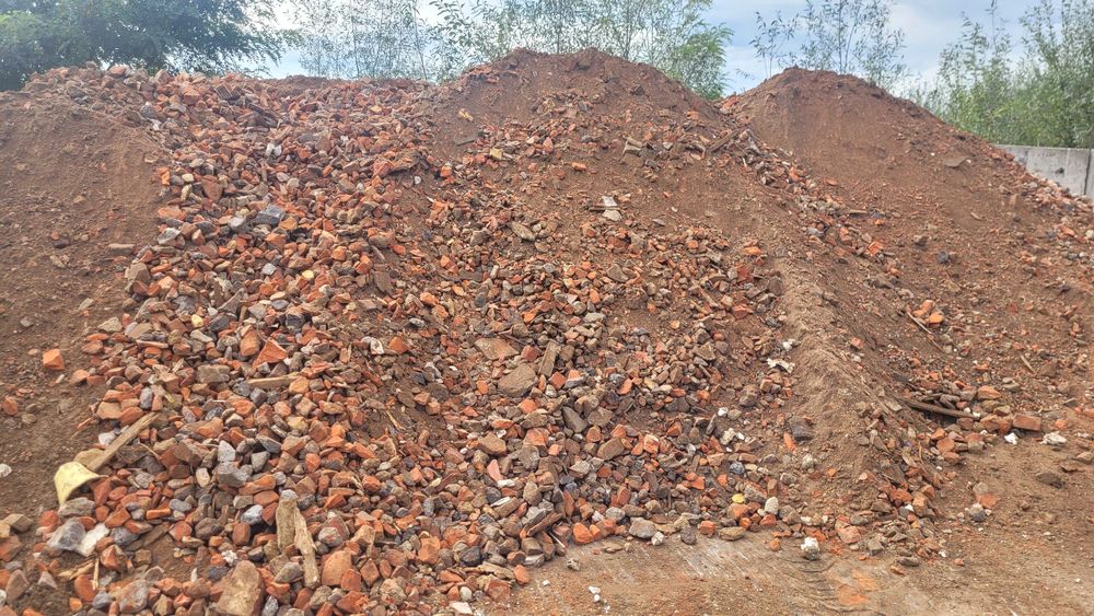 Przekrusz betonowo ceglany, kruszony beton, dolomit, piasek, berga