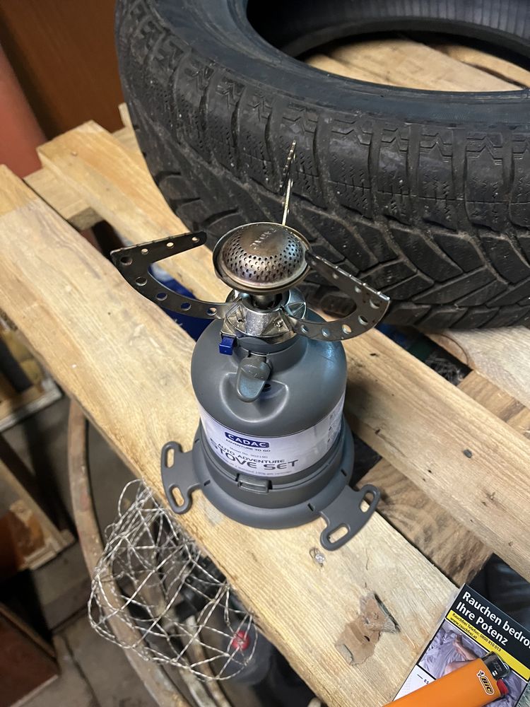 Газовая грелка туристическая. Фирменая.Auto Adventure Stove – практичн ...