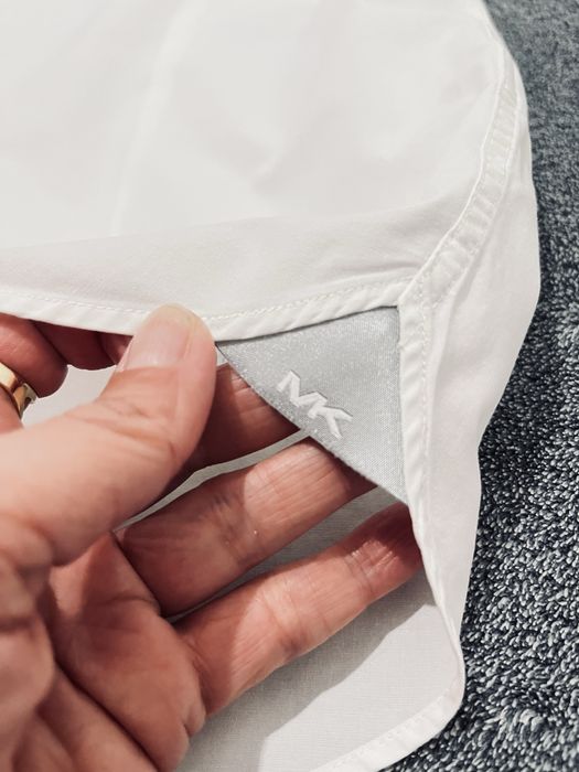 Michael Kors r. L męska biała koszula na długi rękaw