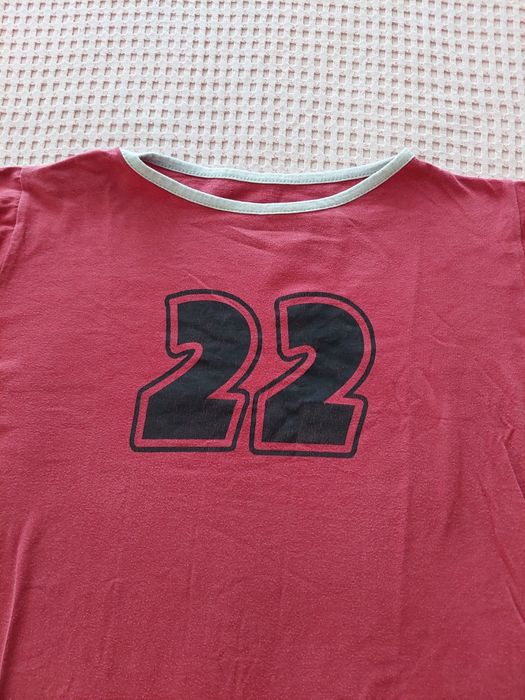 T-shirt vermelha 22 tam M/L