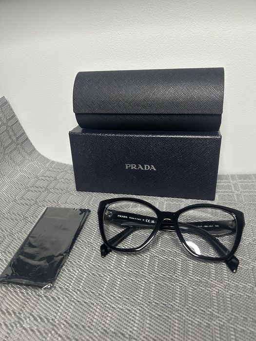 Nowe oprawki okulary korekcyjne Prada VPR 20Z black, damskie