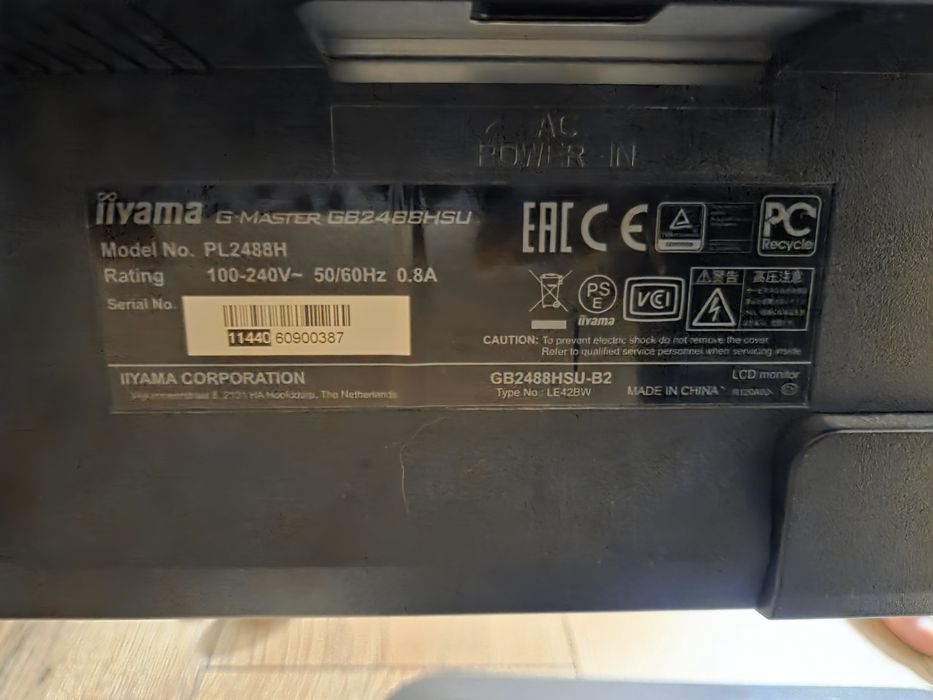 Monitor iiyama G-Master GB2488HSU-B2