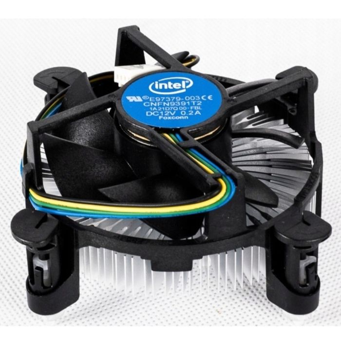 Oryginalne chłodzenie Intel LGA 1155, 1156, 1150, 1200.