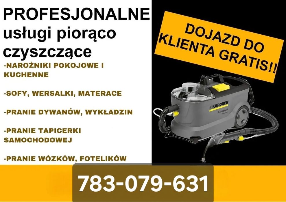 Pranie Tapicerki Meblowej i Samochodowej