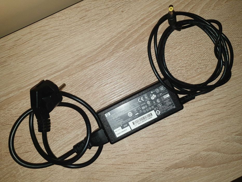 Org Zasilacz Ładowarka HP Compaq 65W 18,5V 3,5A Wtyk4,8x1,7mm PA-1650