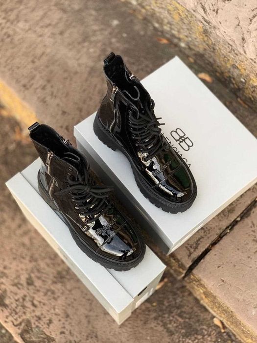 靴 BALENCIAGA Tractor boots 41 BALENCIAGA 60mmトラクターブーツ 41