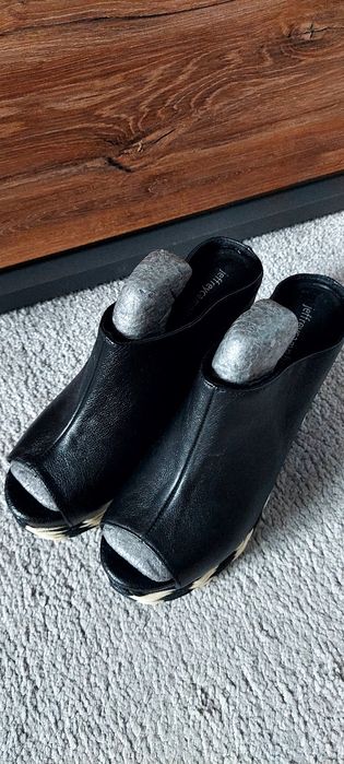 Wysokie koturny jeffrey campbell, klapki, buty, rozm.39