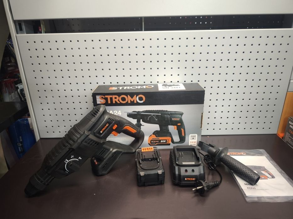Перфоратор аккумуляторний  STROMO AHA-24 (1 АКБ та ЗП)