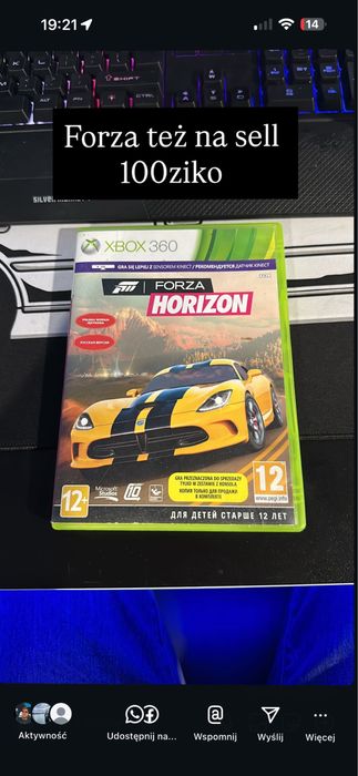 Forza horizon 1 na xbox 360/one