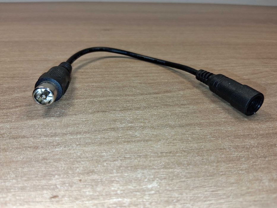 N274 Adapter Przejściówka Mini-DIN Na Złącze Zasilania DC Kabel