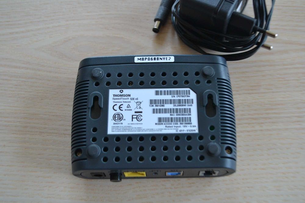 4 x Router Modem ADSL SpeedTouch 516, 536, 546