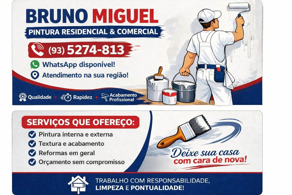 Pinturas de interiores.