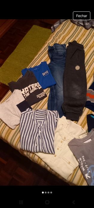 Lote roupa menino 7 anos