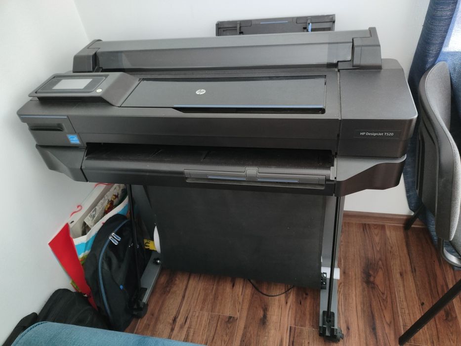 PLOTER HP DesignJet T520 610mm ePrinter CQ890A A1 + tusze i rolki