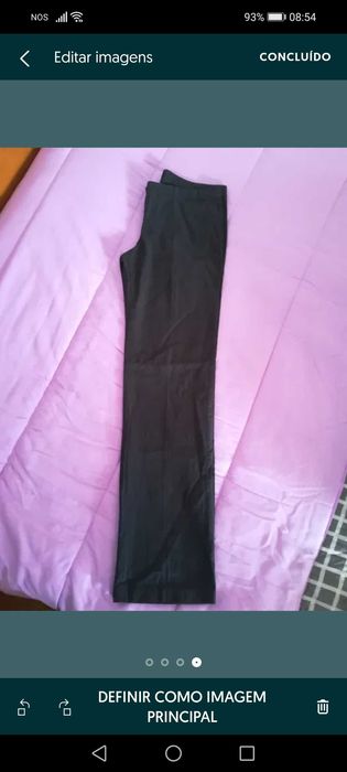 Calças mango sarja 38