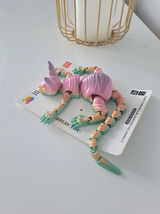 Kot 3D z drukarki toys printing nowy