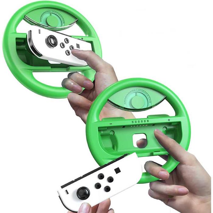Zestaw 4 kolorowych kierownic do Joy-Con Wheel
