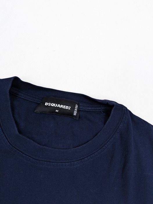 Dsquared2 granatowa koszulka t-shirt M