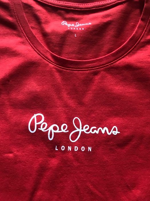 T-shirt vermelha Pepe Jeans_NOVA Tam. L
