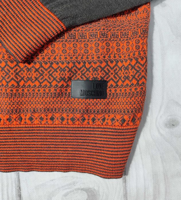 Sweter Love Moschino wełna r. L