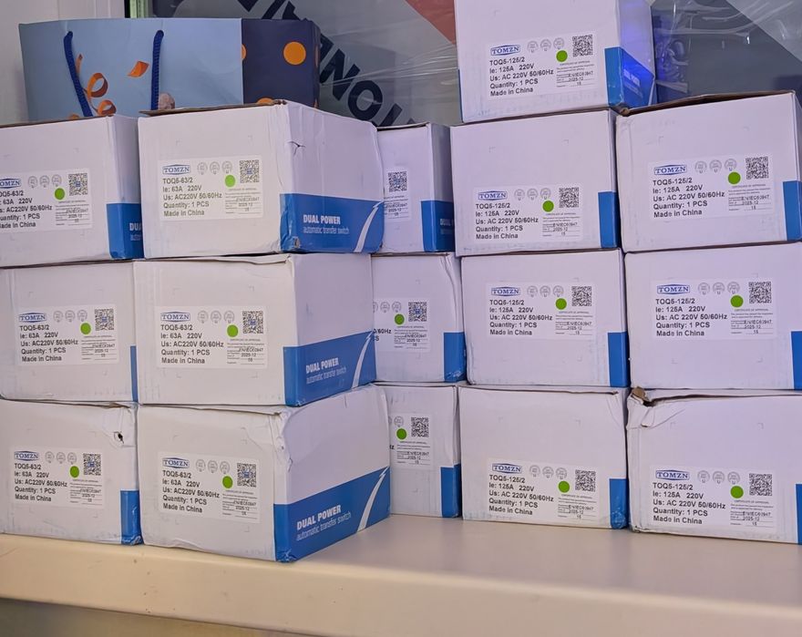 Tomzn 63а p2 / 125а p2  АВР Автомат вводу резерву  перемикач