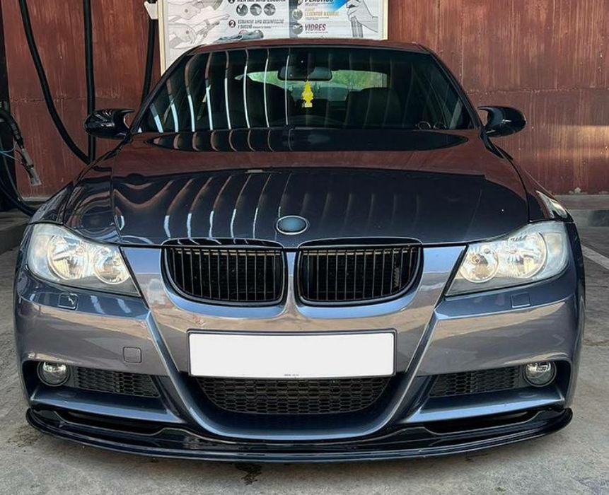 Dokładka splitter zderzaka BMW E90 przedlift mpak czarny połysk
