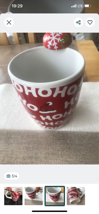 Kubek świąteczny dla dzieci .