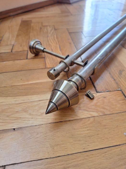 Karnisz 250 cm mosiądz