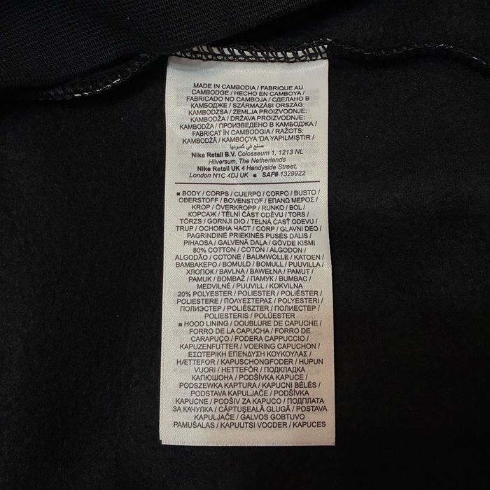 Худі толстовка Nike Air Jordan Print Fleece Pullover оригінал розмір М