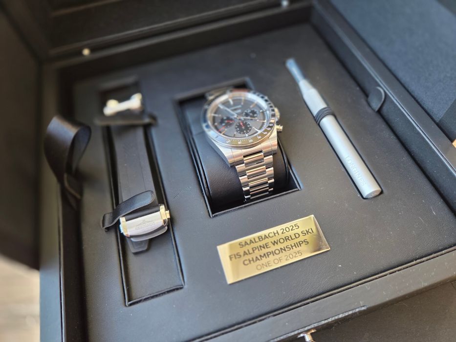 Longines Conquest Ski Edition 42mm Full set Chronograf Breitling Limites Omega