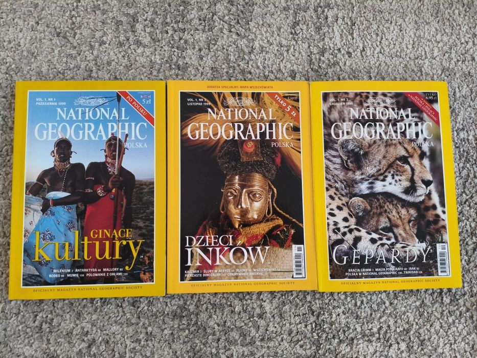 Zestaw Czasopisma National Geographic