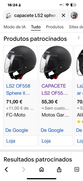 Capacete tamamho M usado 3x