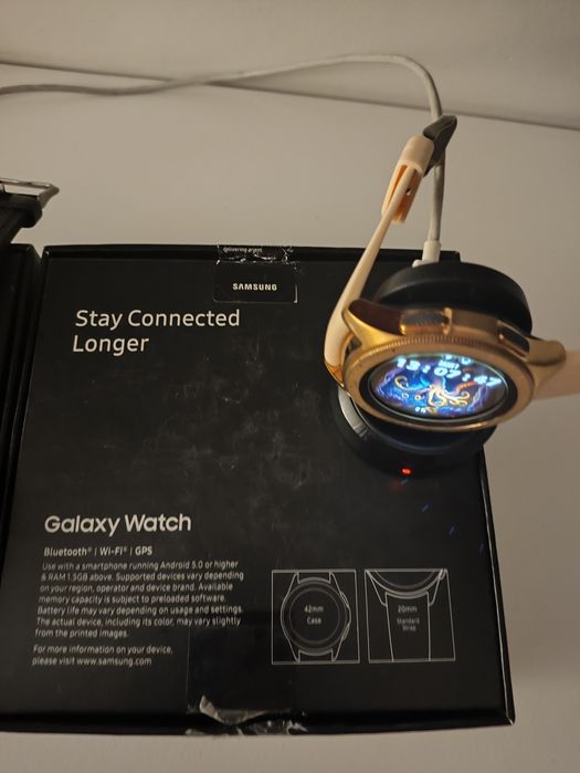 Galaxy watch 42mm różowy