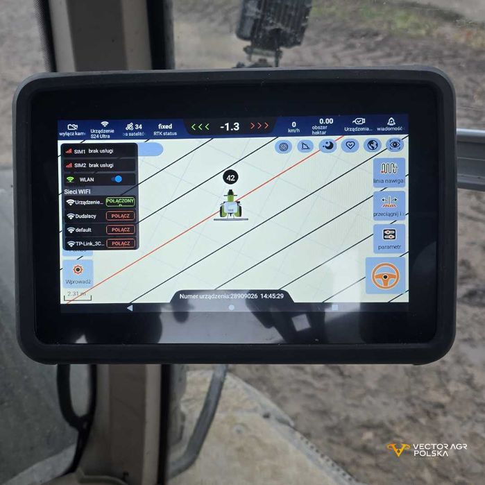 Nawigacja rolnicza bezpłatne RTK 2,5 cm + uwrocia gratis