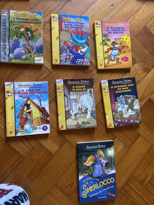 Livros juvenis Tea Stilton, Geronimo Stilton e outros, em bom estado