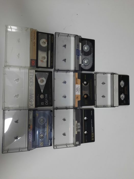 Cassetes audio usadas de metal type IV