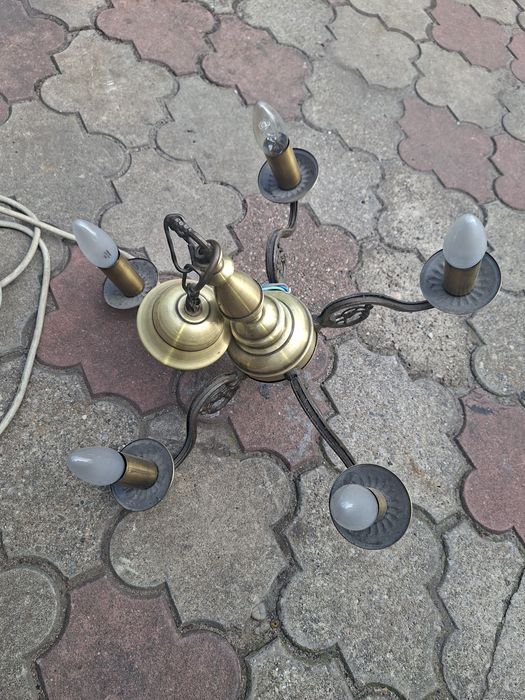 Tanio mosiezna lampa prl