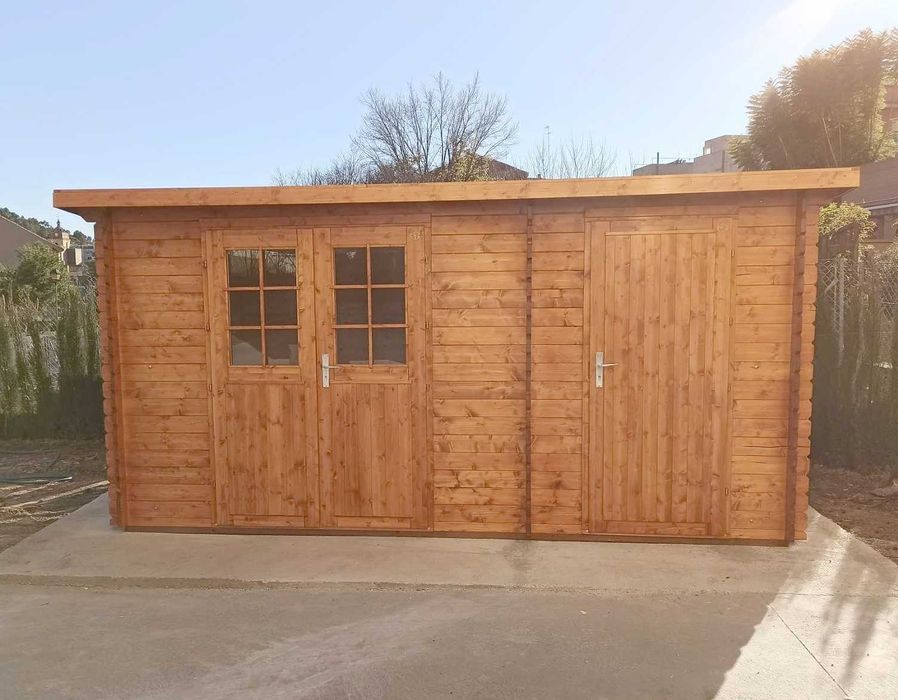 Casa de madeira com 2 Compartimentos, GLORIA H 12,9m2