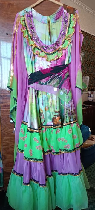 Плаття циганське концертне легке